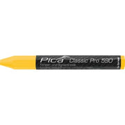 Pica Classic mærkekridt PRO, 120 mm, gul, 12 stk.