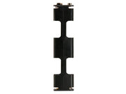 Batteriholder til 4xAA bat. (m. knapterminaler)