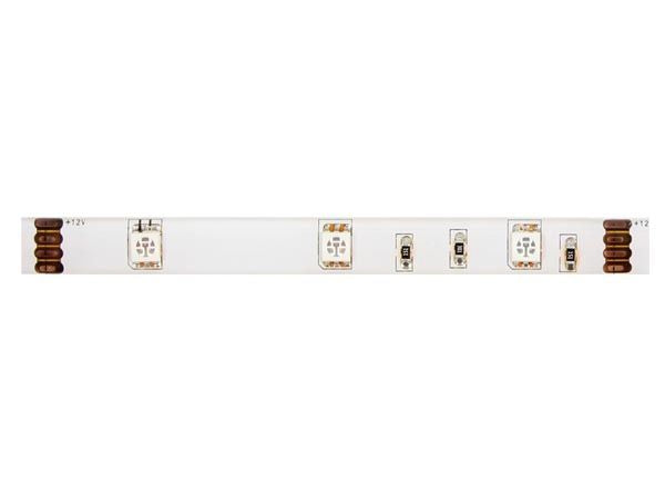 Stænktæt LED strip (IP61) - 12V, 30 RGB LED (5 meter)