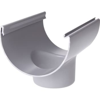 Plastmo tudstykke, 12", Ø90mm, grå
