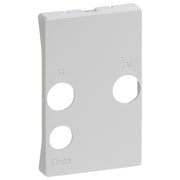 Afdækning TV / R / SAT T2 lysegrå