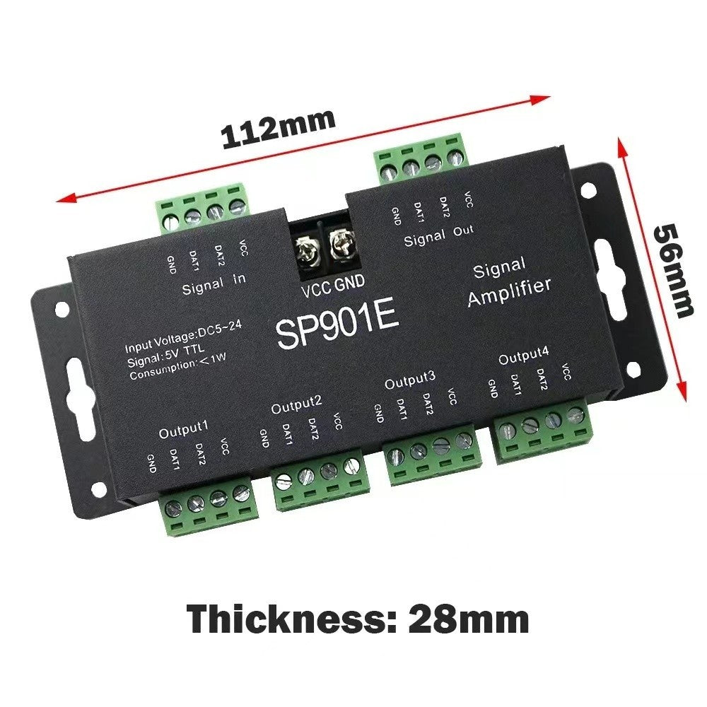 RGBIC signal splitter - For 12V/24V RGBIC strips