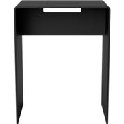 Nichba skammel sort pulverlakeret