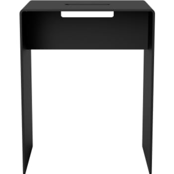 Nichba skammel sort pulverlakeret