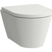 Kartell Laufen kompakt væghængt toilet, Rimless, mat hvid