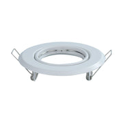 Downlight kit uden lyskilde - Hul: Ø7cm, Mål: Ø9,3cm, Hvid, MR16 eller GU10 fatning