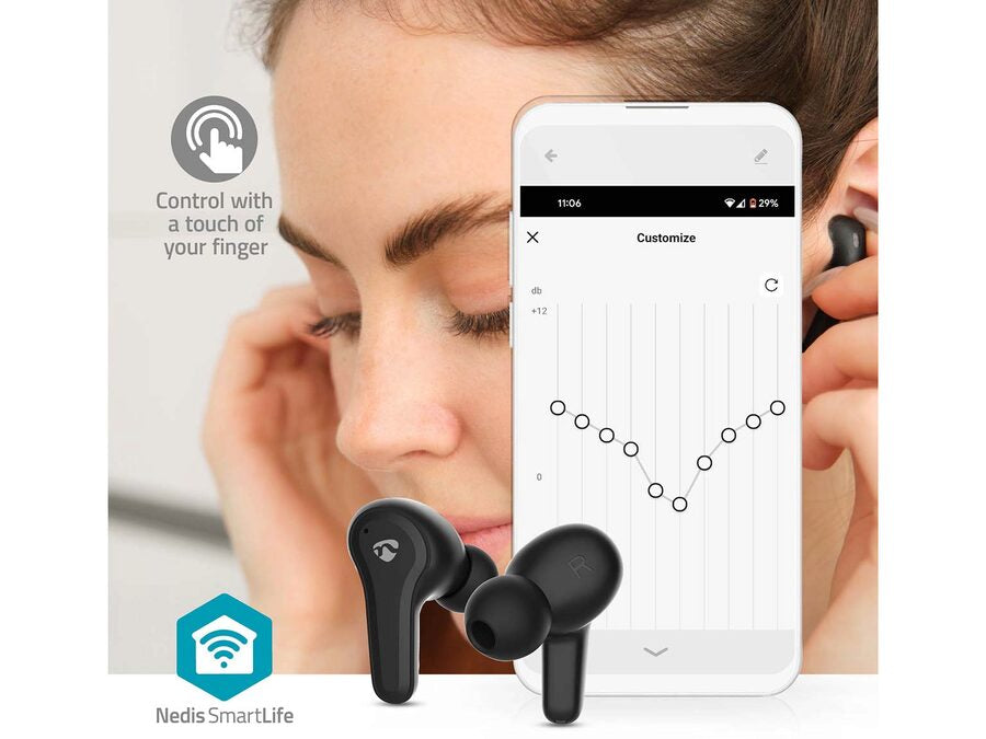 Trådløse Bluetooth-hovedtelefoner, Hybrid (ENC+ANC)