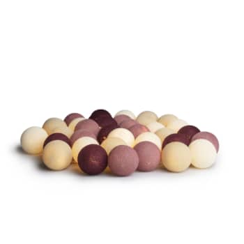 IrisLights Lyskæde Led Dusty Pink 20-Lys, 150cm + 140 cm