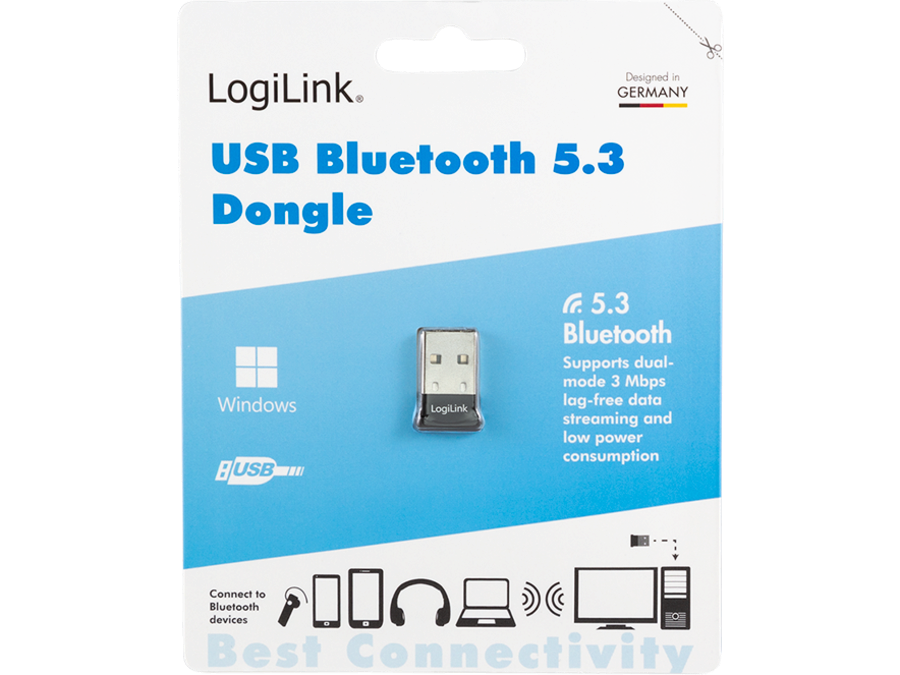 USB 2.0 Bluetooth v5.3 adapter - Micro (20m)