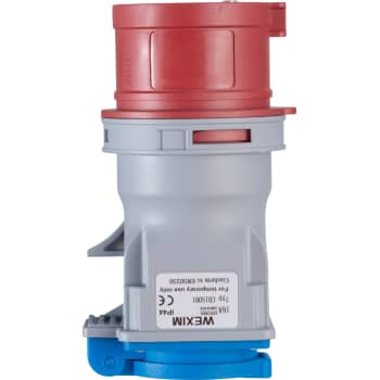 CEE adapter - 5P 400V/16A ind til 230Vac DK-jord ud