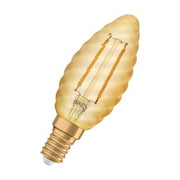 1906 KERTE SNOET 2,5W/824 (22W) GULD E14