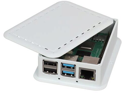 Raspberry Pi 4 kabinet, Hvid