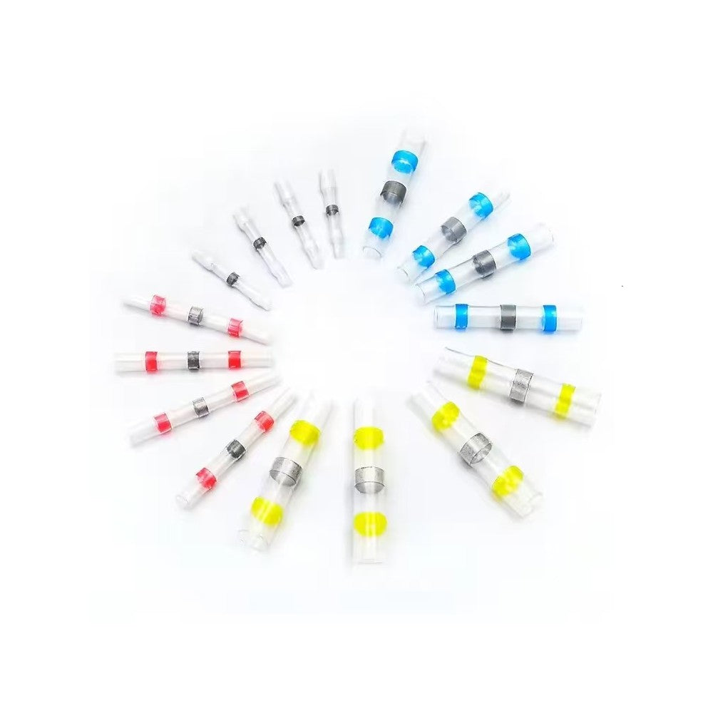 Krympeflex sæt med 50 stk. i 4 størrelser, 0,25-6mm2 - Til krympning af kabler og ledninger