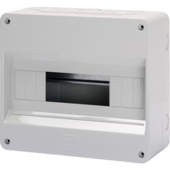 Gruppetavle 1x12 modul, grå uden låge, IP40
