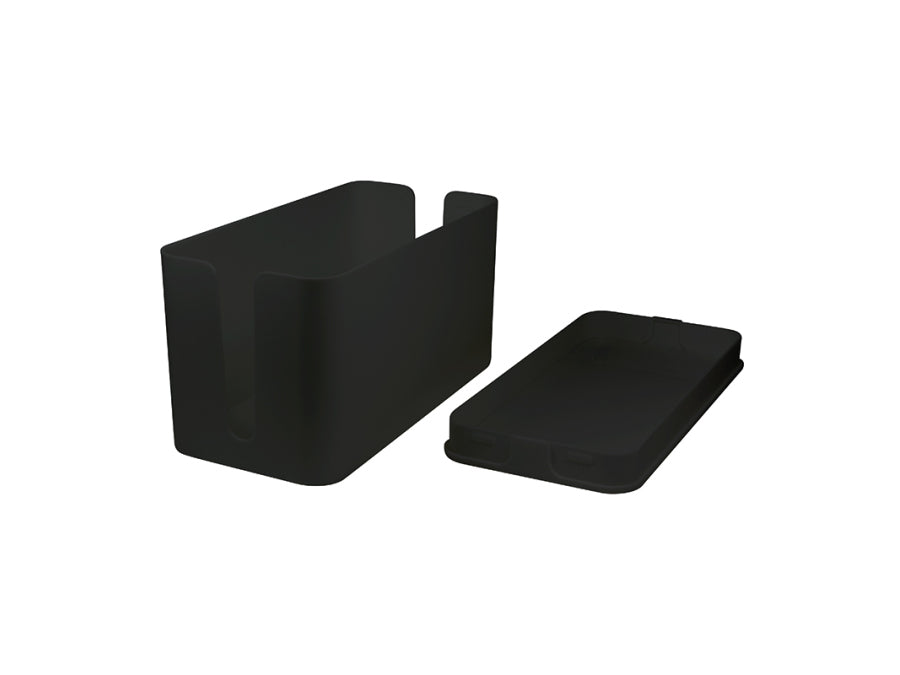 Kabelskjuler boks - 235x115x120mm, Sort