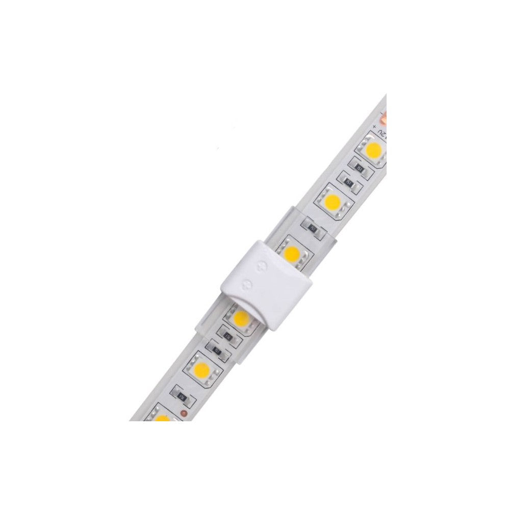 Vandtæt LED strip-samler - 10mm, ensfarvet, IP68, 5V-24V