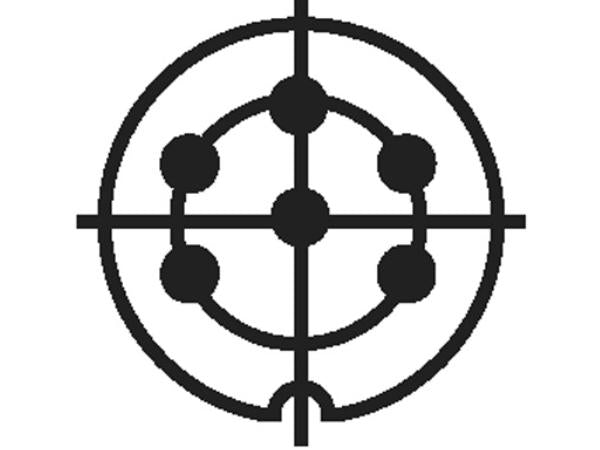 DIN stik - 6pol han multistik 240° Metalhus