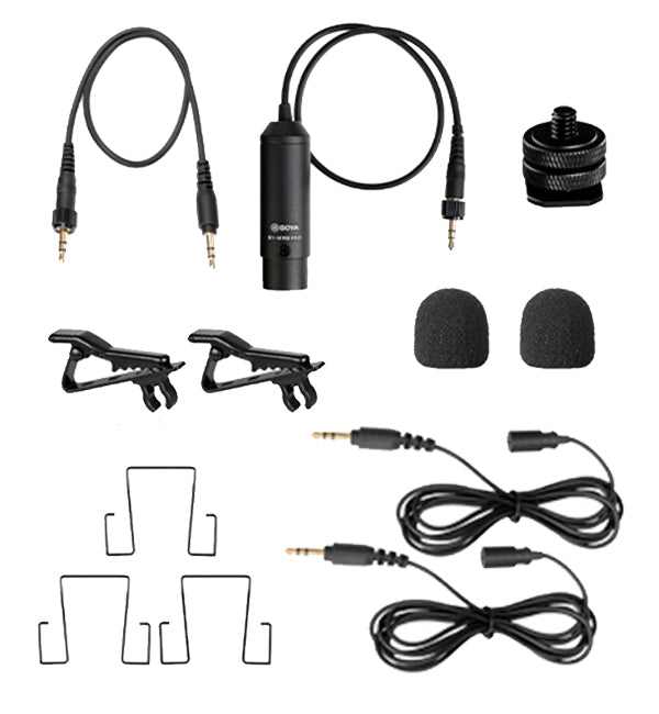 Trådløs mikrofonsystem - 2 bodypack sendere + modtager