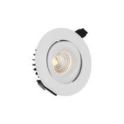 LEDlife 9W Indbygningsspot - Hul: Ø9,5 cm, Mål: Ø11,5 cm, RA90, Hvid Kant, 12V-24V