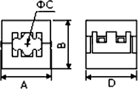 Ferrit klemme-støjfilter til kabler (Ø13mm)