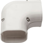 Qsantec QP Vinkel, horisontal, 90°, hvid