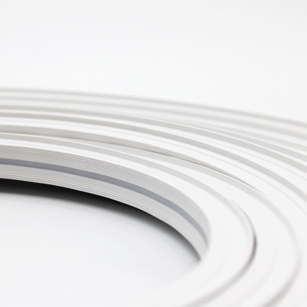 10m Varm hvid LED strip - Fleksibel neon flex belysning med 10x10 mm dimensioner, 10W/m, 24V, RA81