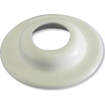 1/4" Plastbøsningskrave hvid