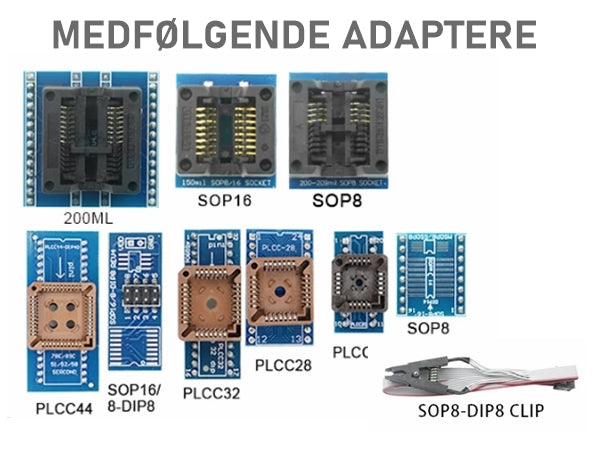 XGecu T48 (TL866-3G) EPROM/ EEPROM/PLC/BIOS programmør