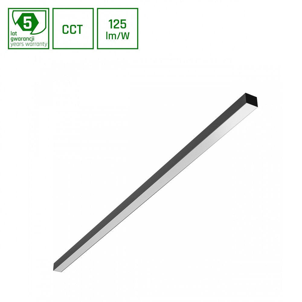 Allday Basic 50W LED Panel - Sort - 5000lm - 5 års garanti