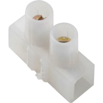 Kronemuffe 2,5mm2 natur lige kærv 100stk