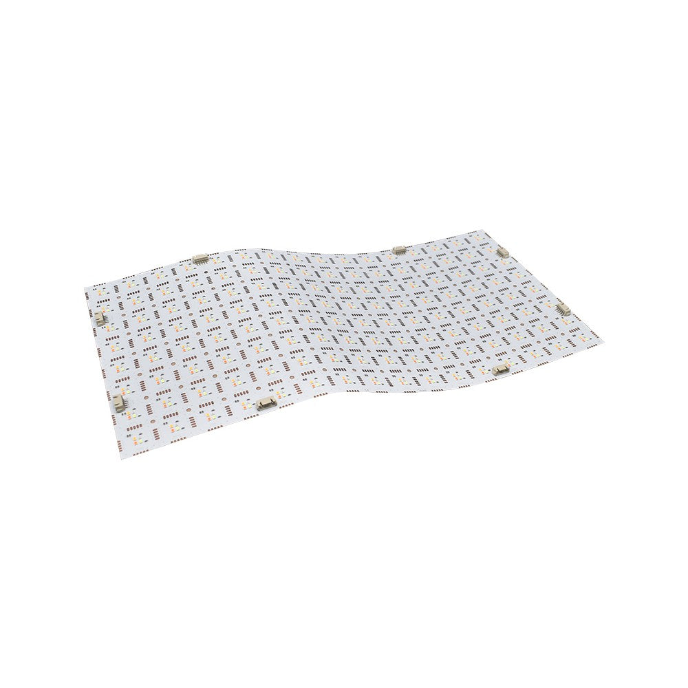 49x24 foldbar RGBW LED strip med høj farvegengivelse (RA95) - 45W, IP20, 24V