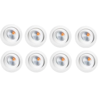 JUNISTAR ECO 7W 550LM 3000K HV (8 STK.)