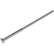 Fransk skrue 12,0 x 140/84 mm, A4, DIN 571, 6-kant