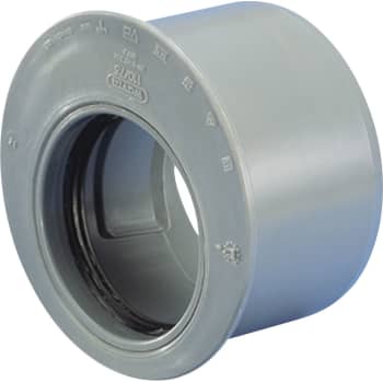 Wavin Ø50 x 40 mm reduktion PP grå, kort