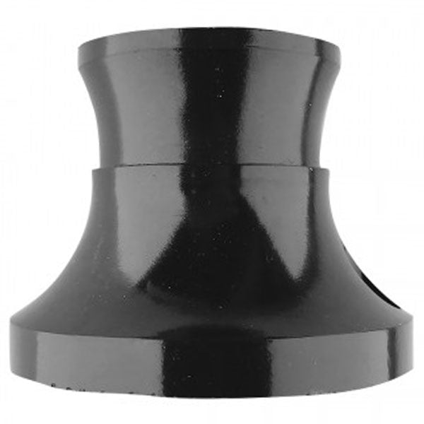 Lige E27 væg/loftfatning max 75W - sort