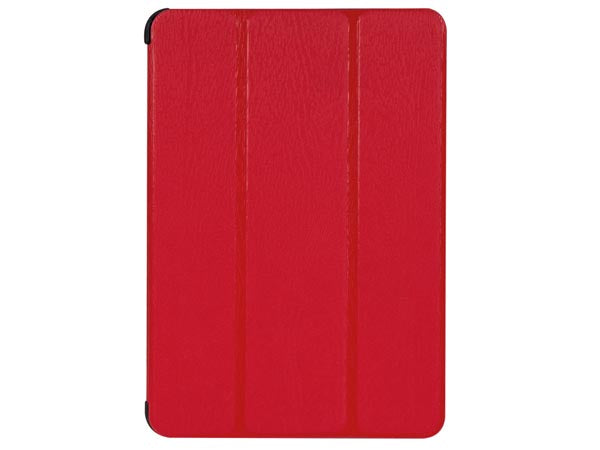 Læder look smart cover til iPAD Mini - Rød
