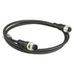 Jumperkabel PUR M12 5-pin hun/han lige 5 meter
