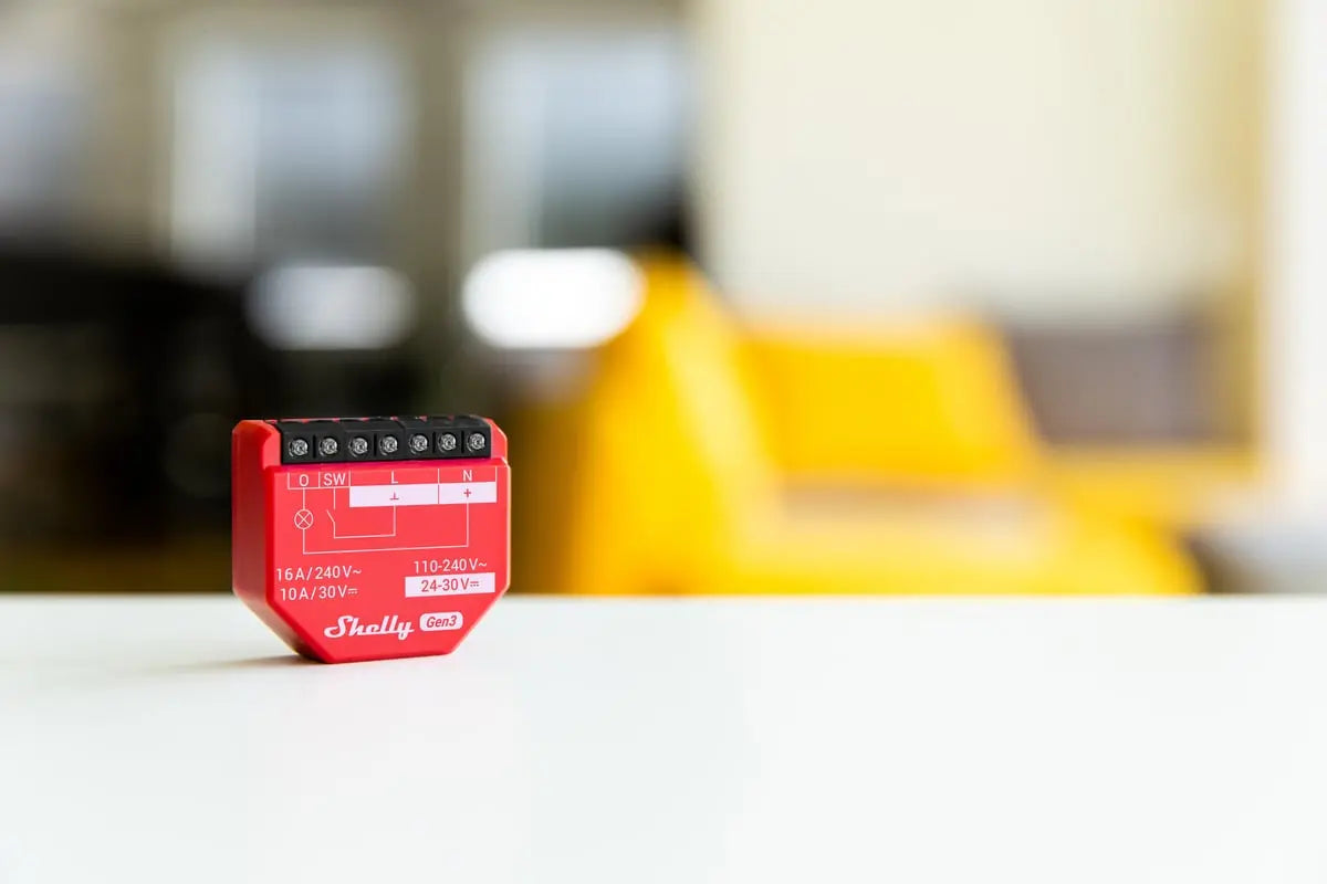 Shelly 1PM Gen3 - WiFI relæ med effektmåling