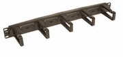 Kabelmanager plast 19" 1U sort