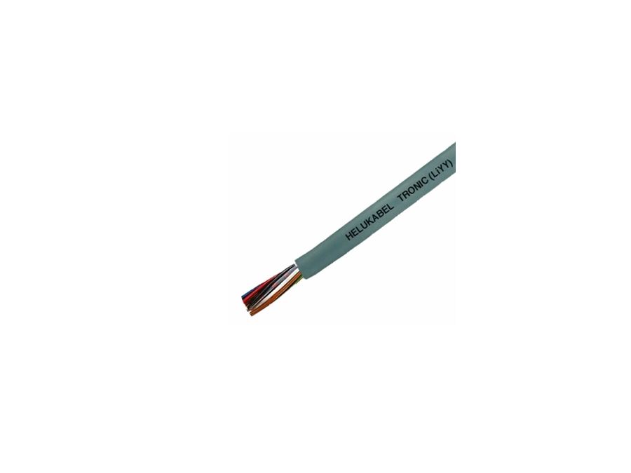Multikabel - 6x0,5mm² trådet LiYY Ø6,8mm, Grå (metervare)