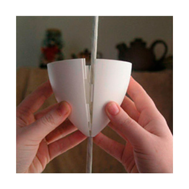 2-delt baldakin - hvid