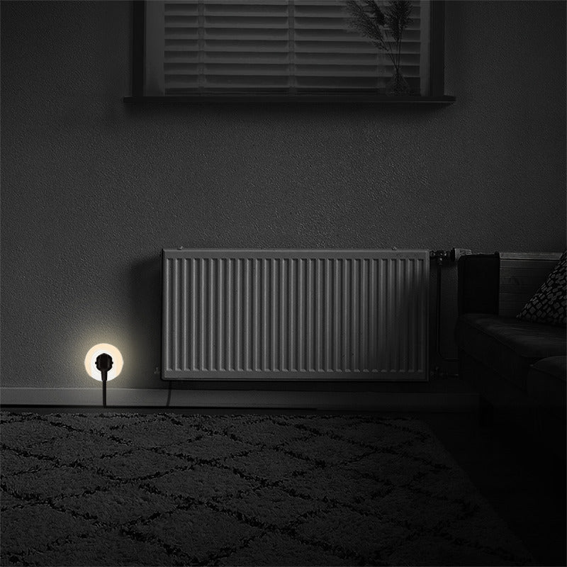 LED natlampe - 1 x 230Vac udtag, skumringssensor, 2700K