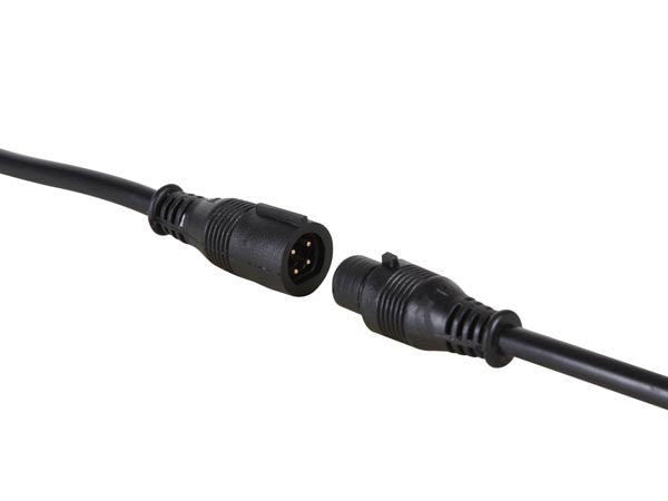Konnektorkabel f. RGB LED strip - 4P han/hun, 50cm (IP65)