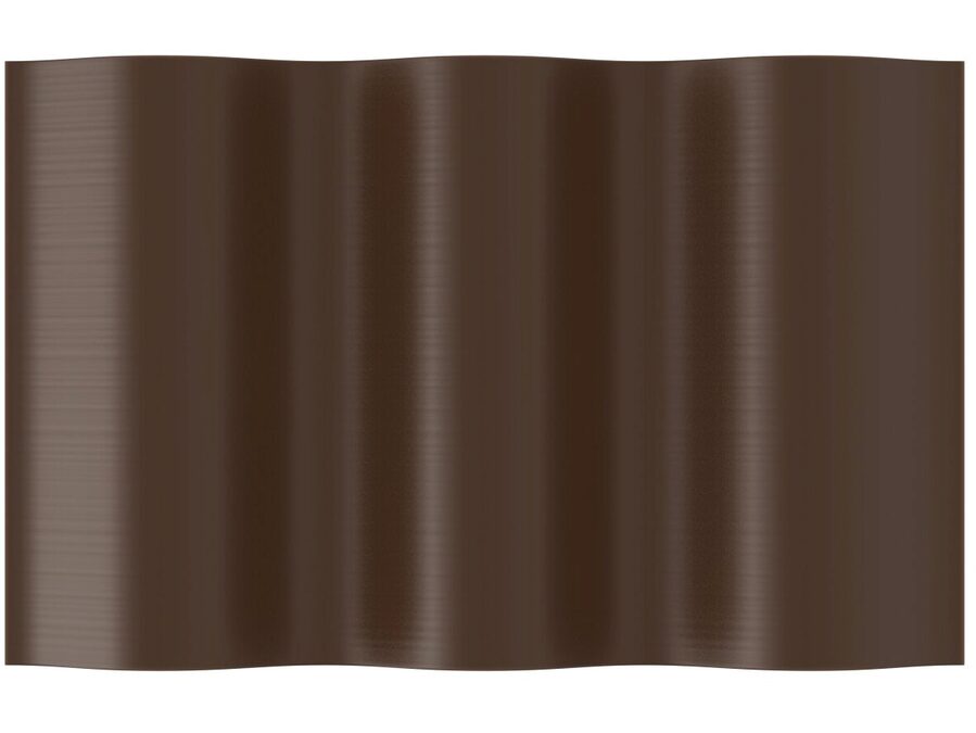 Græskant/bedafgrænser - Bølget, Mørkegrøn, H20cm x 9M