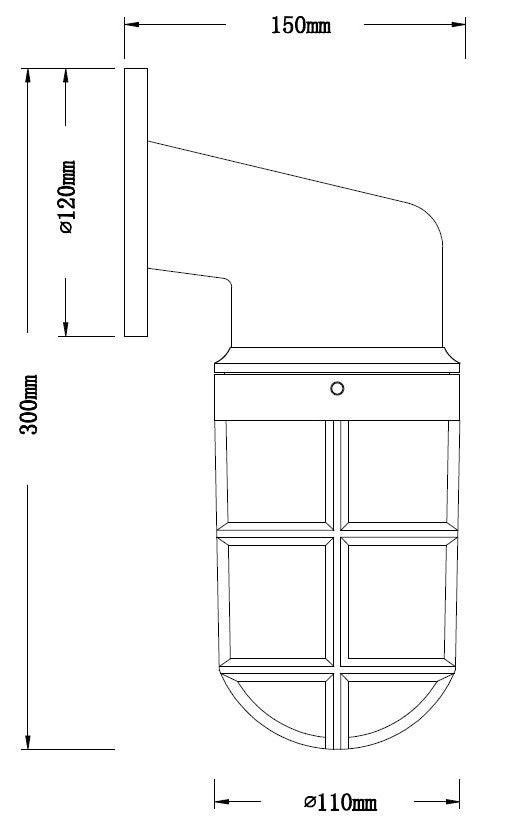 Kabelsæt med KK 254 4-pol hunstik (30cm)