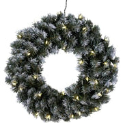 Star Trading Edmonton Gran Krans med Sne 50 cm 30LED