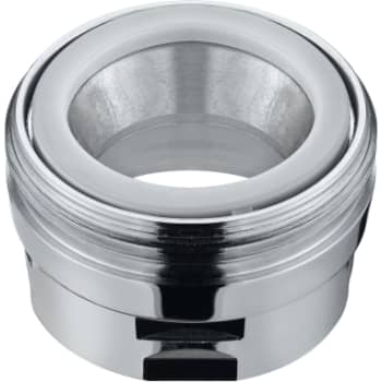 Forkromet messing adapter