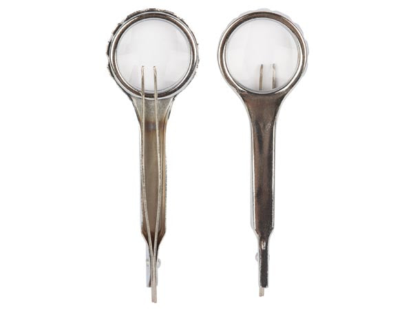 Lup - Forstørrelsesglas m. 6x dioptri, med pincet