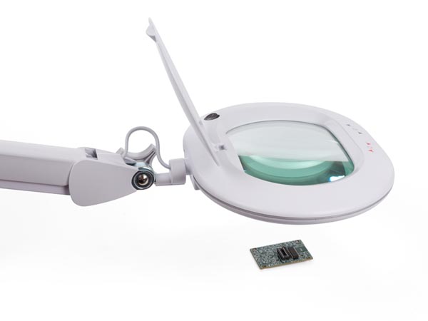 LED luplampe - 5 dioptri,1-9W, 60 LEDs, dæmpbar, Hvid