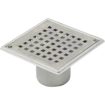 BLÜCHER 75 mm afløbsskål til beton, uden studs, lodret
